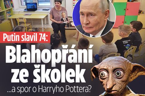 Putin slavil 74: Telefony z Asie, blahopřání ze školek