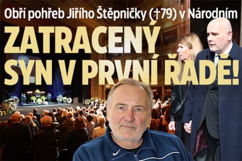 Pohřeb Štěpničky v Národním: Zatracený syn v první řadě!