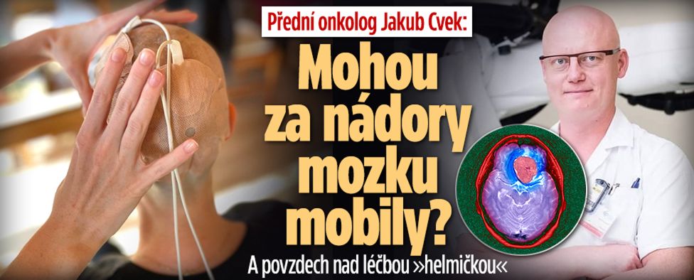 Onkolog Jakub Cvek: Mohou za nádory mozku mobily?