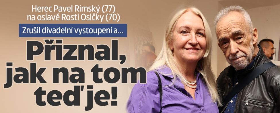 Pavel Rímský (77): Zrušil vystoupení. Přiznal, jak na tom je