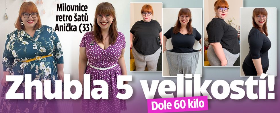 Milovnice retro šatů Anička (33) zhubla 5 velikostí
