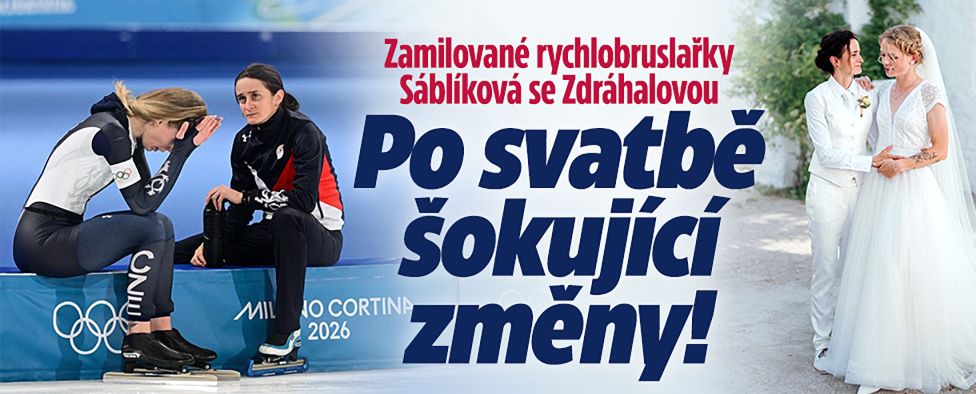 Zamilované Sáblíková se Zdráhalovou: Po svatbě šokující změny!