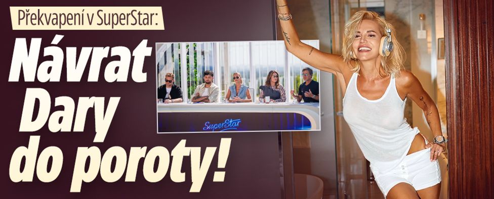 Překvapení v SuperStar: Návrat Dary do poroty!