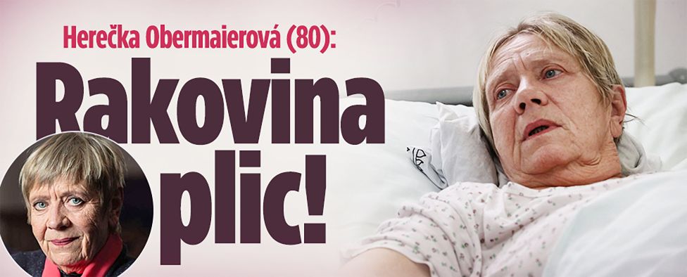 Herečka Obermaierová (80): Rakovina plic!