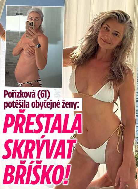 Pořízková (61) potěšila ženy: Přestala skrývat bříško