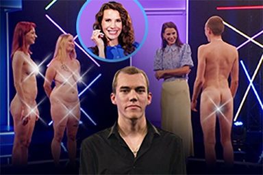 Nezkušený krupiér v Naked Attraction: Hledání „dominy"!