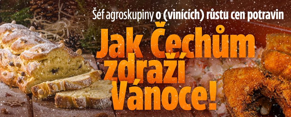 Šéf agroskupiny o růstu cen potravin: Jak zdraží Vánoce!