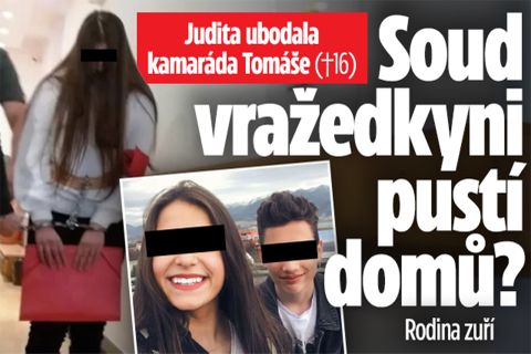 Judita ubodala kamaráda Tomáše (†16): Soud ji pustí domů?