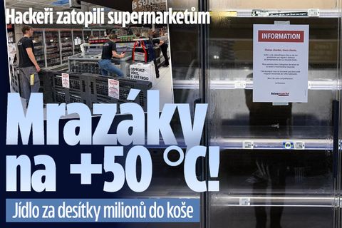 Hackeři zatopili supermarketům: Mrazáky na 50 °C!