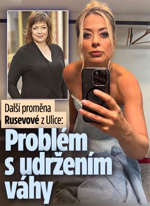Další proměna Rusevové z Ulice: Problém s udržením váhy