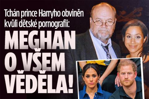 Obvinění otce kvůli dětské pornografii: Meghan o všem věděla