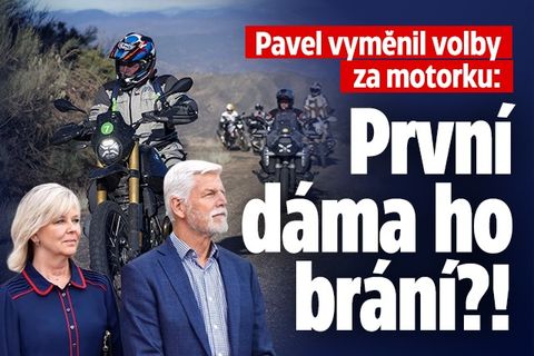 Pavel vyměnil volby za motorku: První dáma ho brání?!