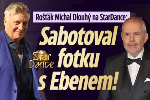 Rošťák Michal Dlouhý na StarDance: Sabotoval fotku s Ebenem!