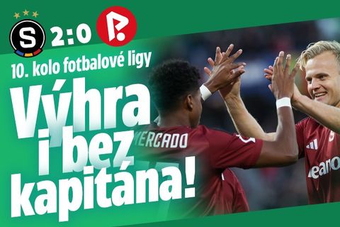 Sparta - Pardubice 2:0. Domácí slaví i bez kapitána