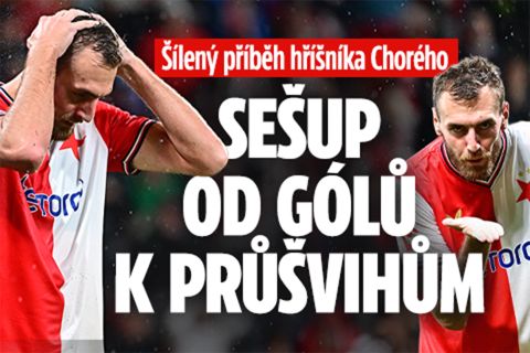 Šílený příběh hříšníka Chorého: Sešup od gólů k průšvihům