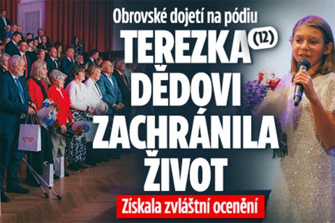 Terezka (12) dědovi zachránila život: Obrovské dojetí!