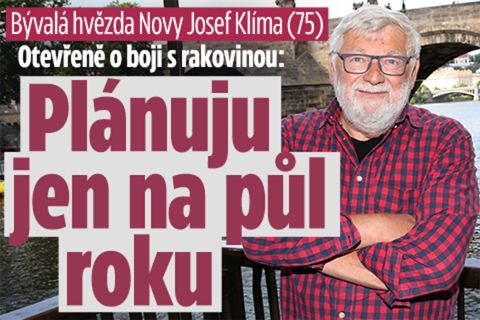 Bývalá hvězda Novy Klíma (75) otevřeně o boji s rakovinou: Plánuju jen na půl roku