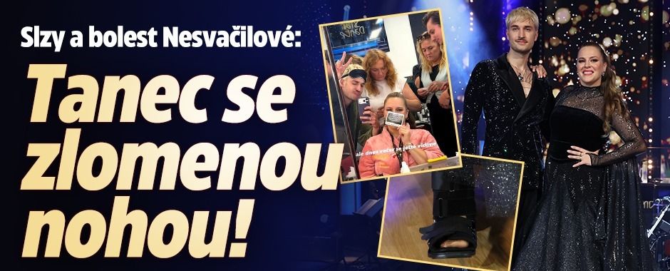 Slzy a bolest Petry Nesvačilové ve StarDance: Tanec se zlomenou nohou!
