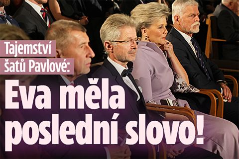 Tajemství šatů první dámy Pavlové: Eva měla poslední slovo!