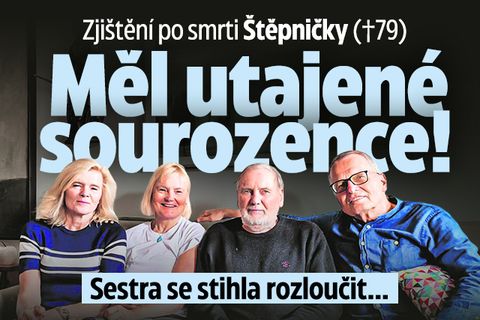 Zjištění po smrti Štěpničky (†79): Měl utajené sourozence!