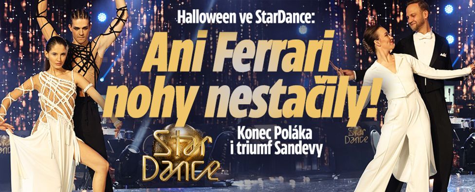 Halloweenské StarDance: Ani Ferrari nohy nestačily!