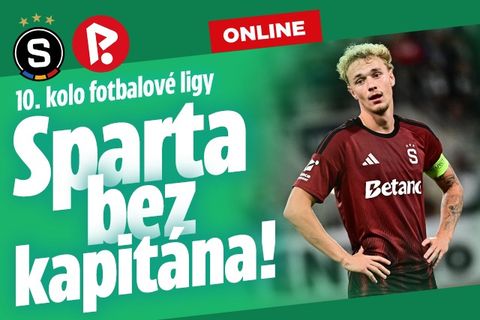 Fotbal ONLINE: Sparta - Pardubice. Domácí bez kapitána