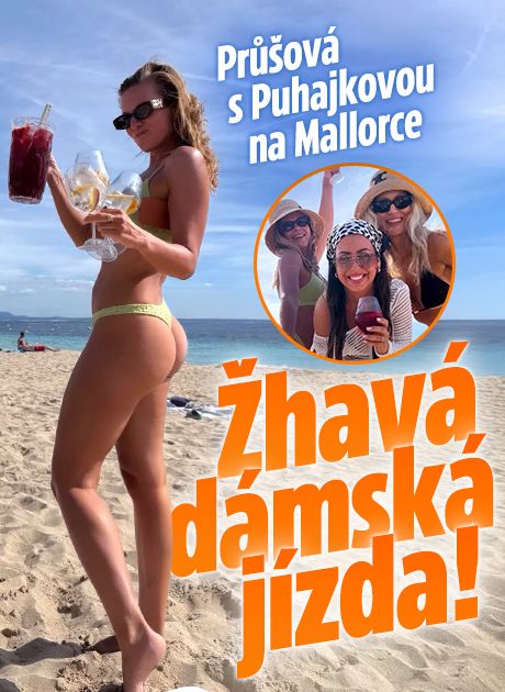 Průšová s Puhajkovou na Mallorce: Žhavá dámská jízda!