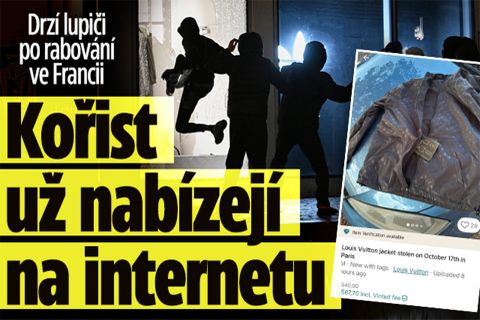Drzí lupiči z rozbouřené Francie: Už prodávají kořist!