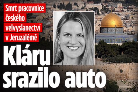 Smrt diplomatky v Izraeli: Klára zemřela při nehodě