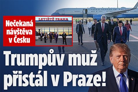 Nečekaná návštěva v Česku. Trumpův muž přistál v Praze!