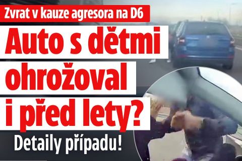 Agresor z D6 auto s dětmi ohrožoval i před lety?!