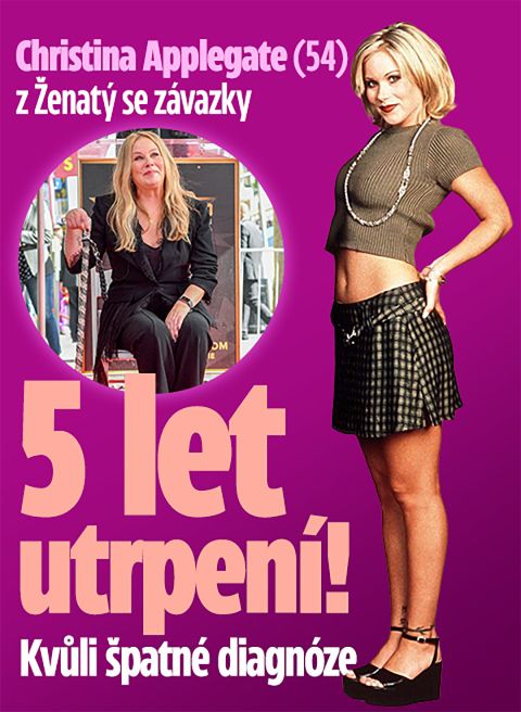 Hvězda ženatý se závazky Christina Applegate (54): 5 let utrpení kvůli špatné diagnóze