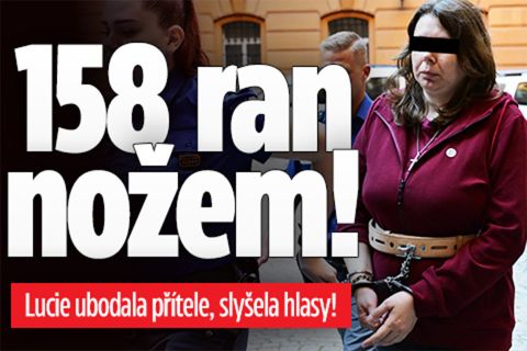 158 ran nožem! Lucie ubodala přítele, slyšela hlasy