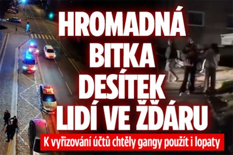 Hromadná bitka desítek lidí ve Žďáru nad Sázavou
