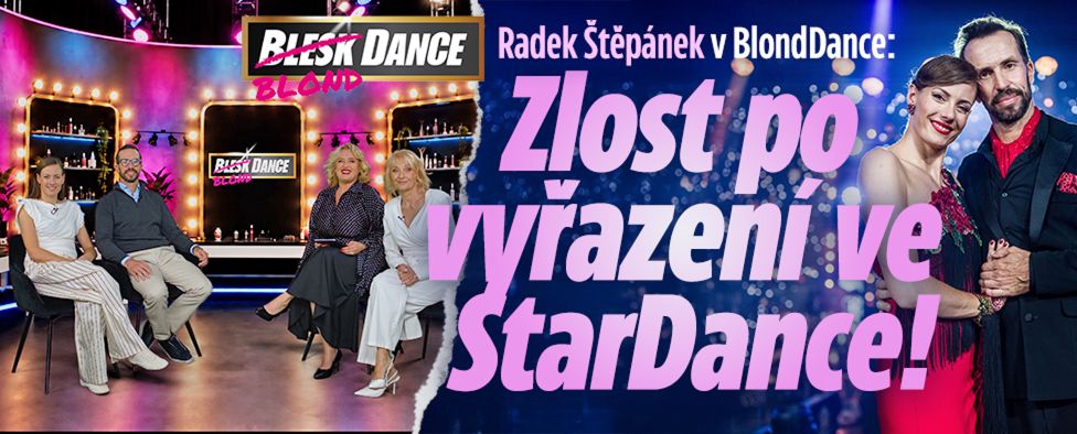 Radek Štěpánek v BlondDance: Zlost po vyřazení ve StarDance!