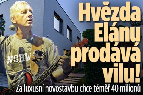 Hvězda Elánu prodává vilu! Chce téměř 40 milionů