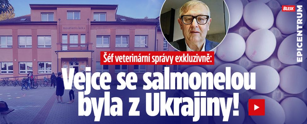 Šéf veterinární správy: Vejce se salmonelou byla z Ukrajiny