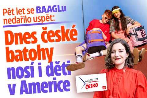 5 let se BAAGLu nedařilo: Dnes je nosí i děti v Americe!