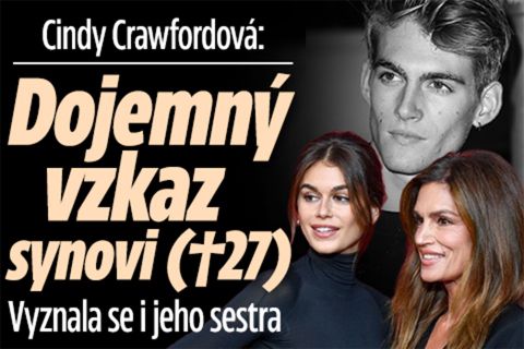 Cindy Crawfordová poslala dojemný vzkaz synovi (†27)