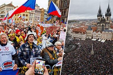 „Mají toho dost!“ Protestů proti vládě si všímají ve světě