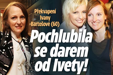 Překvapení Ivany Bartošové (60): Pochlubila se darem od Ivety!