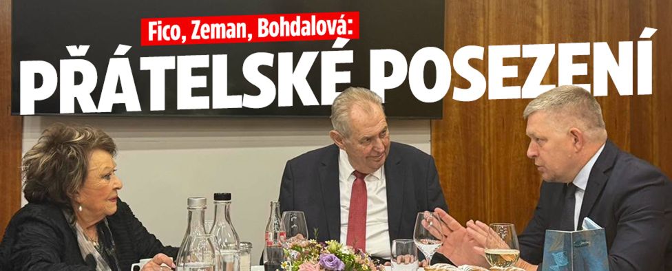 Fico, Zeman, Bohdalová: Přátelské posezení