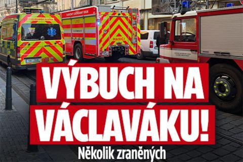 Výbuch na Václaváku: Několik zraněných