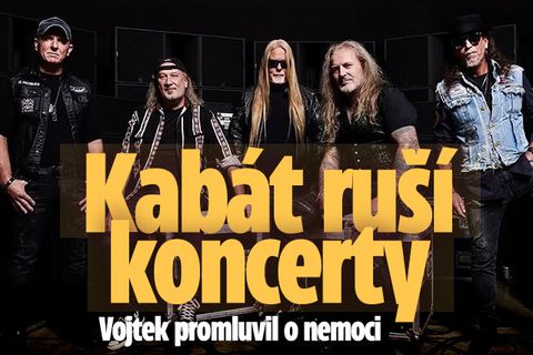 Kabát ruší koncerty. Vojtek promluvil o nemoci