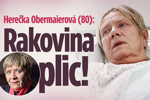 Herečka Obermaierová (80): Rakovina plic!
