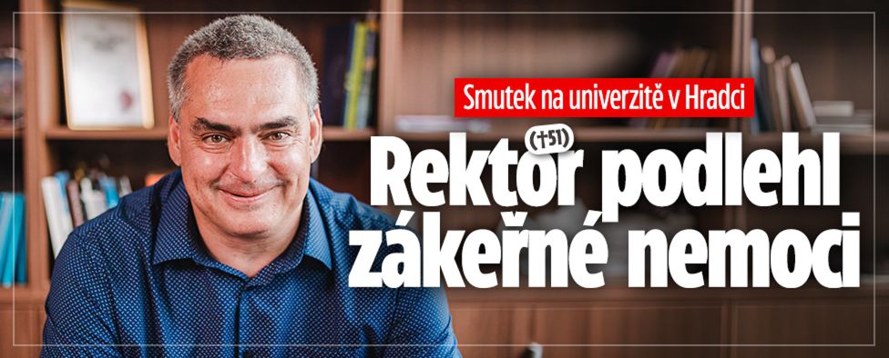 Zemřel rektor Univerzity v Hradci: Podlehl zákeřně nemoci