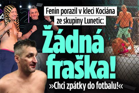 Fenin porazil v kleci Kociána: Žádná fraška! Chci do fotbalu