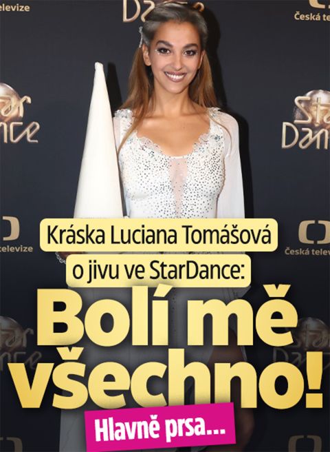 Tomášová o StarDance: Bolí mě všechno! Hlavně prsa