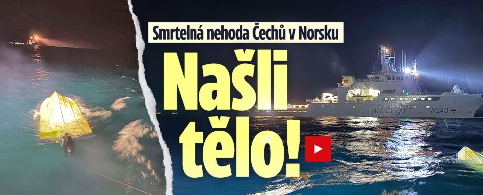 Smrtelná nehoda Čechů v Norsku: Našli tělo!