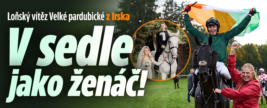 Loňský vítěz Velké pardubické z Irska: V sedle jako ženáč!
